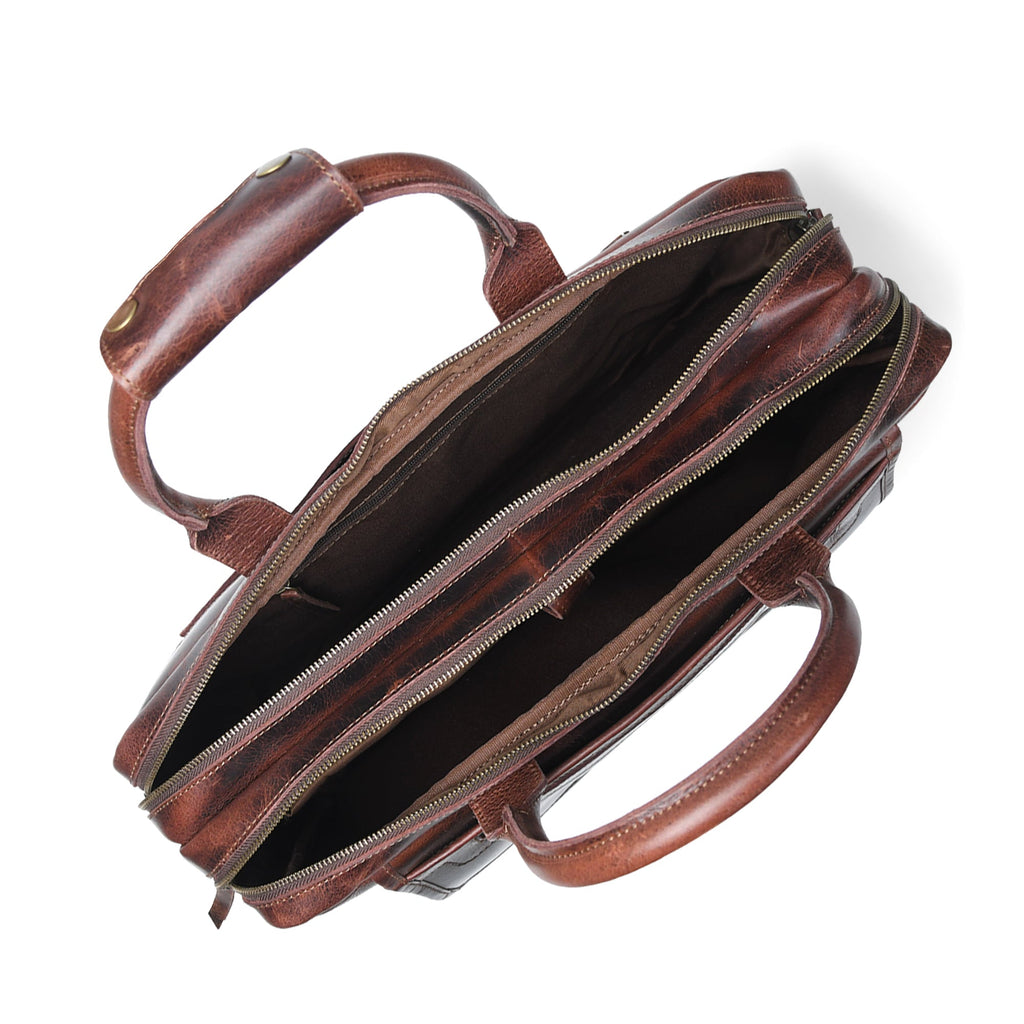 Classy Leather Bags Buffalo Leather Pilot Bag