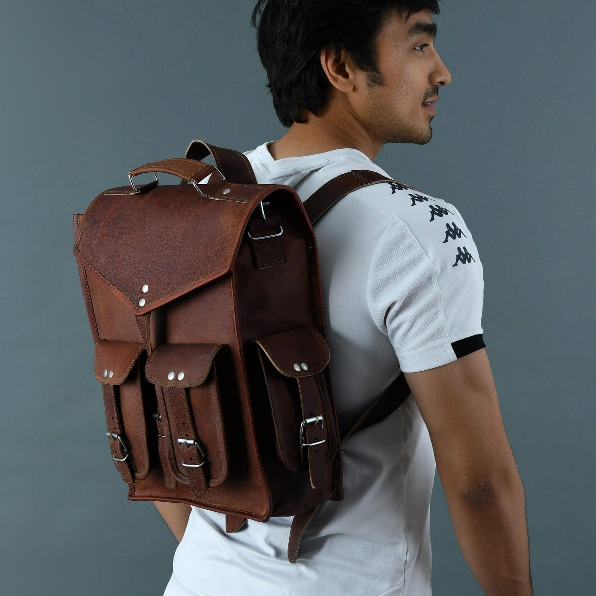 Classy Leather Bags Pre-Historic Convertible Backpack SpadezStore