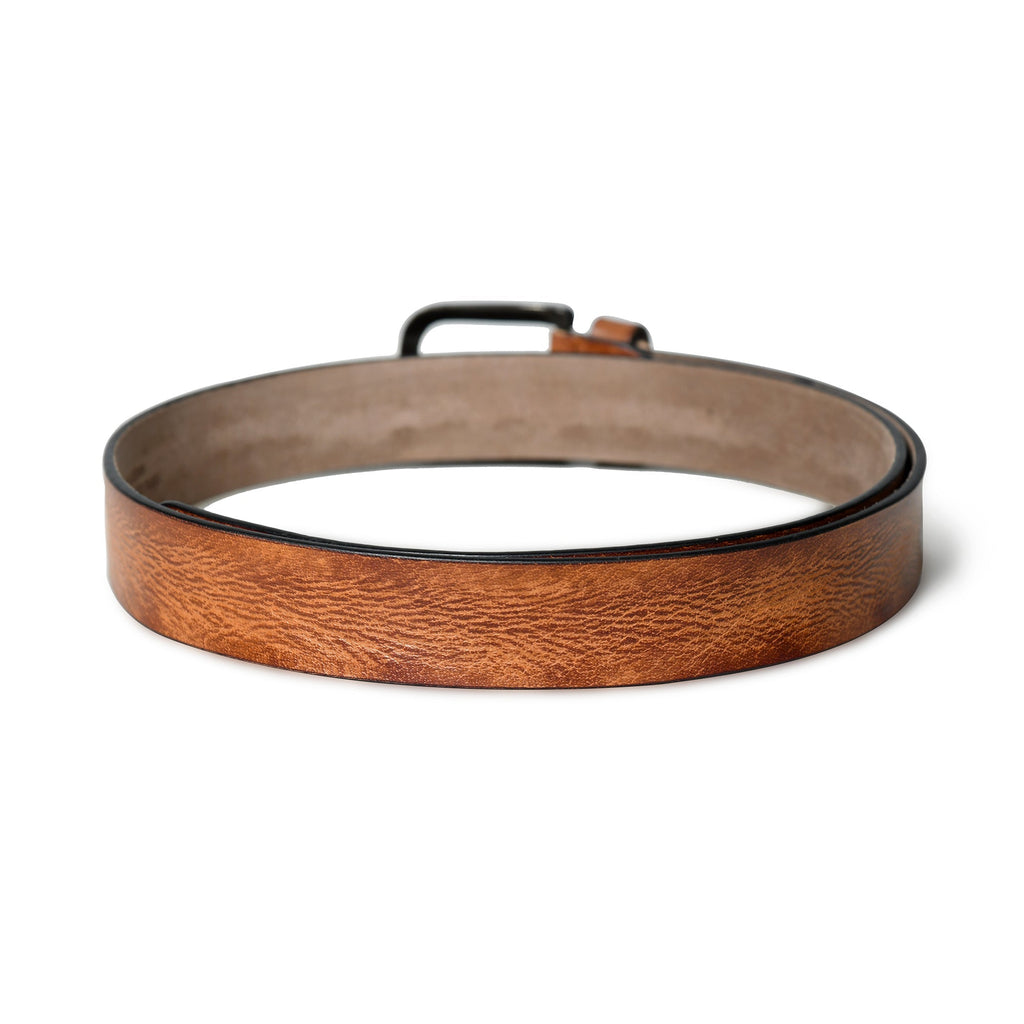 Classy Leather Bags Formal Tan Leather Belt for Men
