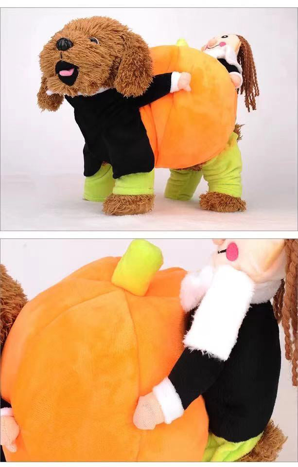 Pet Life 'Pumpkin Mon' Halloween Pet Dog Costume SpadezStore