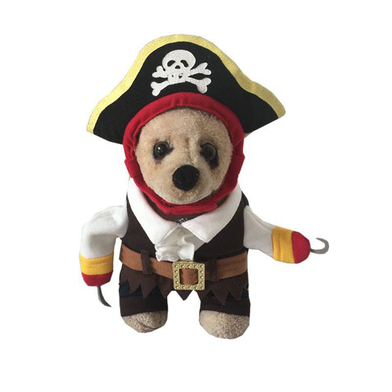 Pet Life Captain Snuggles' Pirate Pet Dog Costume Uniform SpadezStore