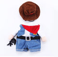 Pet Life Rodeo Bones Cowboy Pet Dog Costume SpadezStore