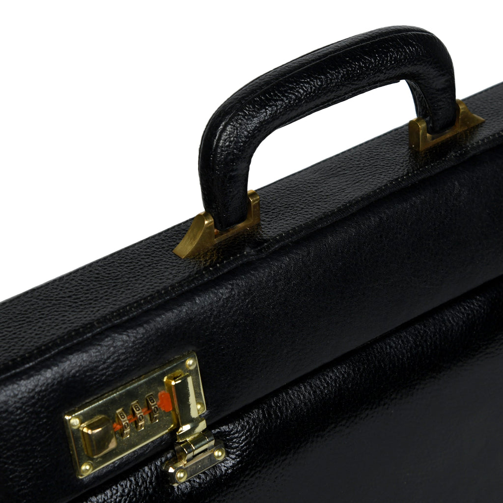 Classy Leather Bags Black Office Suitcase Briefcase SpadezStore