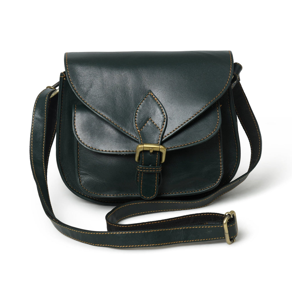 Classy Leather Bags The Molina Satchel- Green SpadezStore