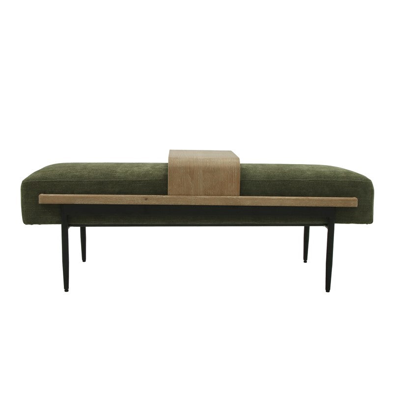 Chapel Hill Perry Cocktail Ottoman with Slide Tray SpadezStore