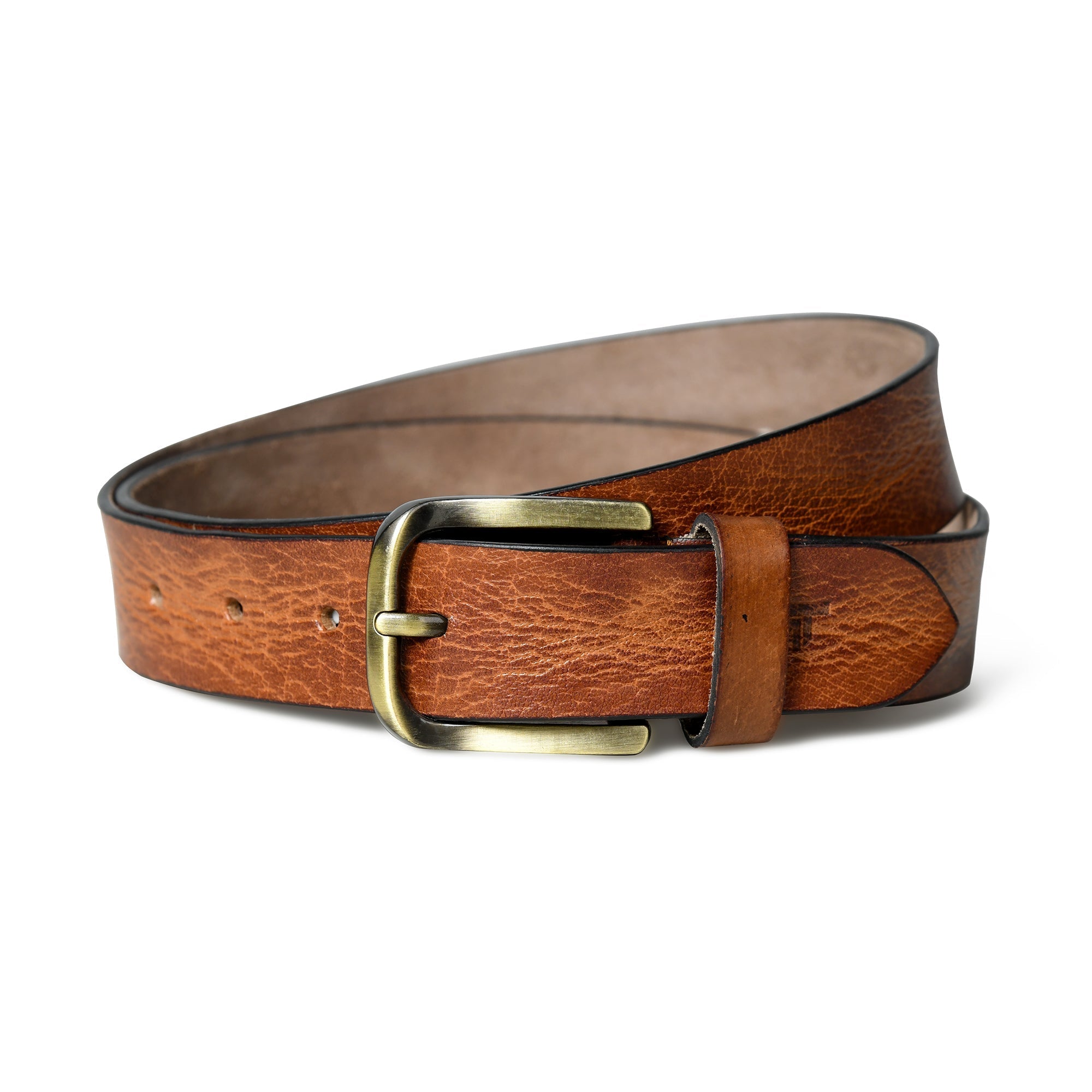 Classy Leather Bags Formal Tan Leather Belt for Men