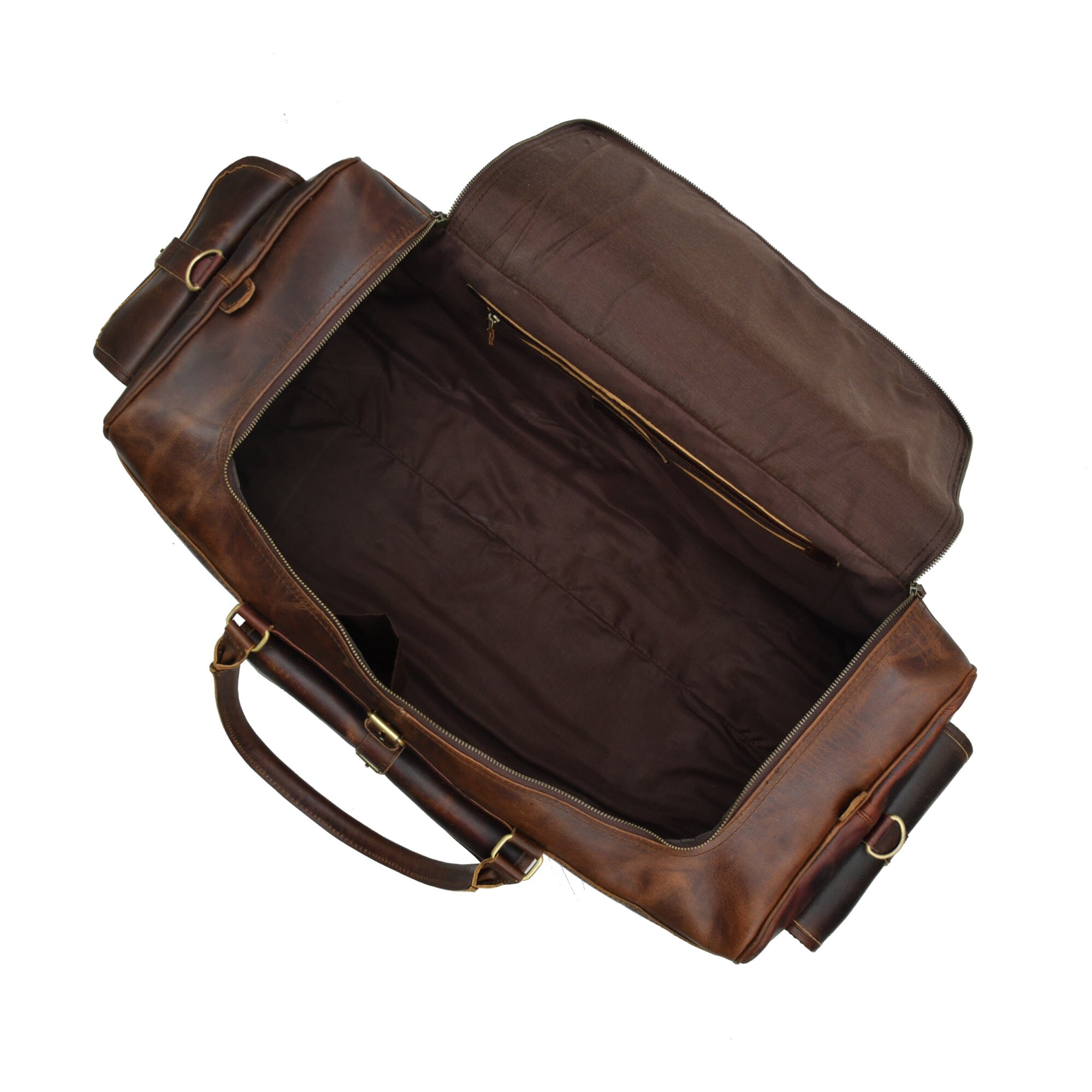 Classy Leather Bags The Stellan Buffalo Duffel SpadezStore