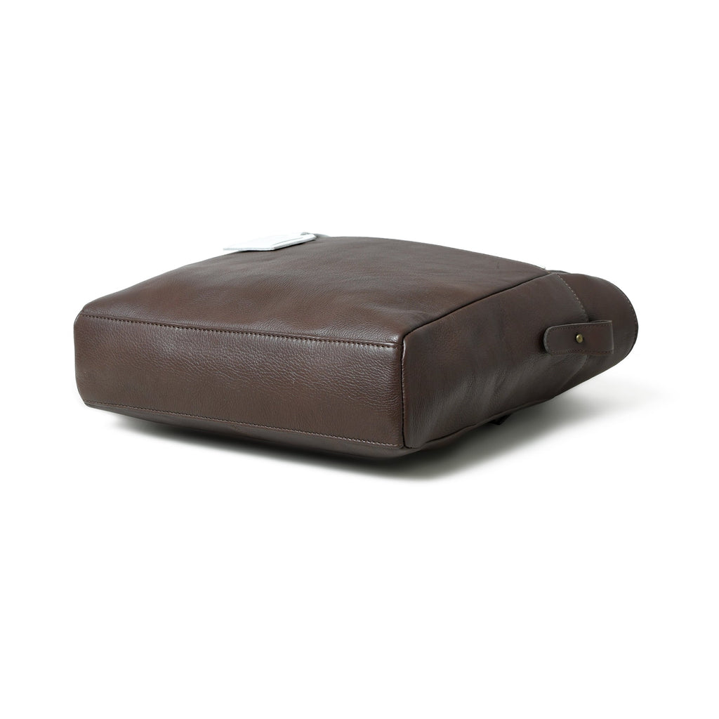 Classy Leather Bags Chestnut Charm Brown Leather Tote SpadezStore