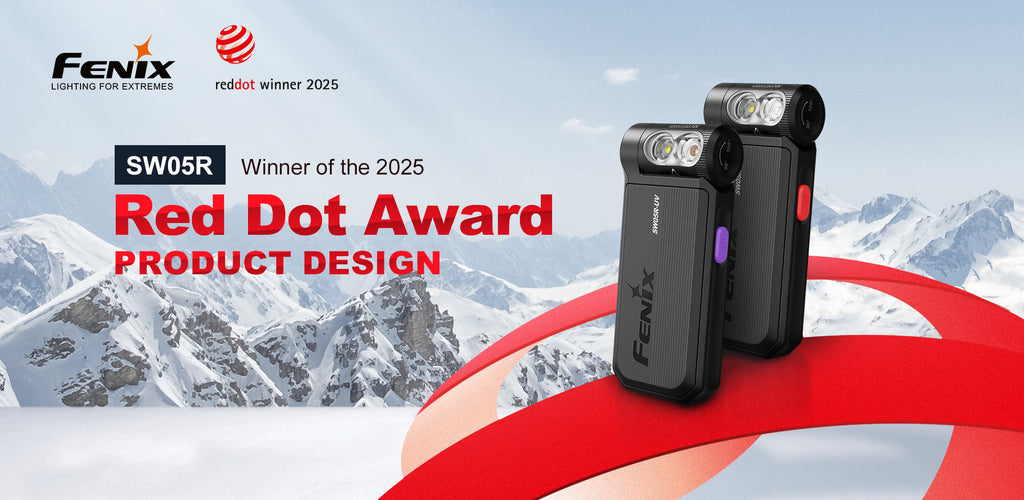 Fenix SW05R Multipurpose Clip-On Light with Red or UV Output SpadezStore