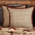Abilene Star Fabric Euro Sham 26x26 SpadezStore