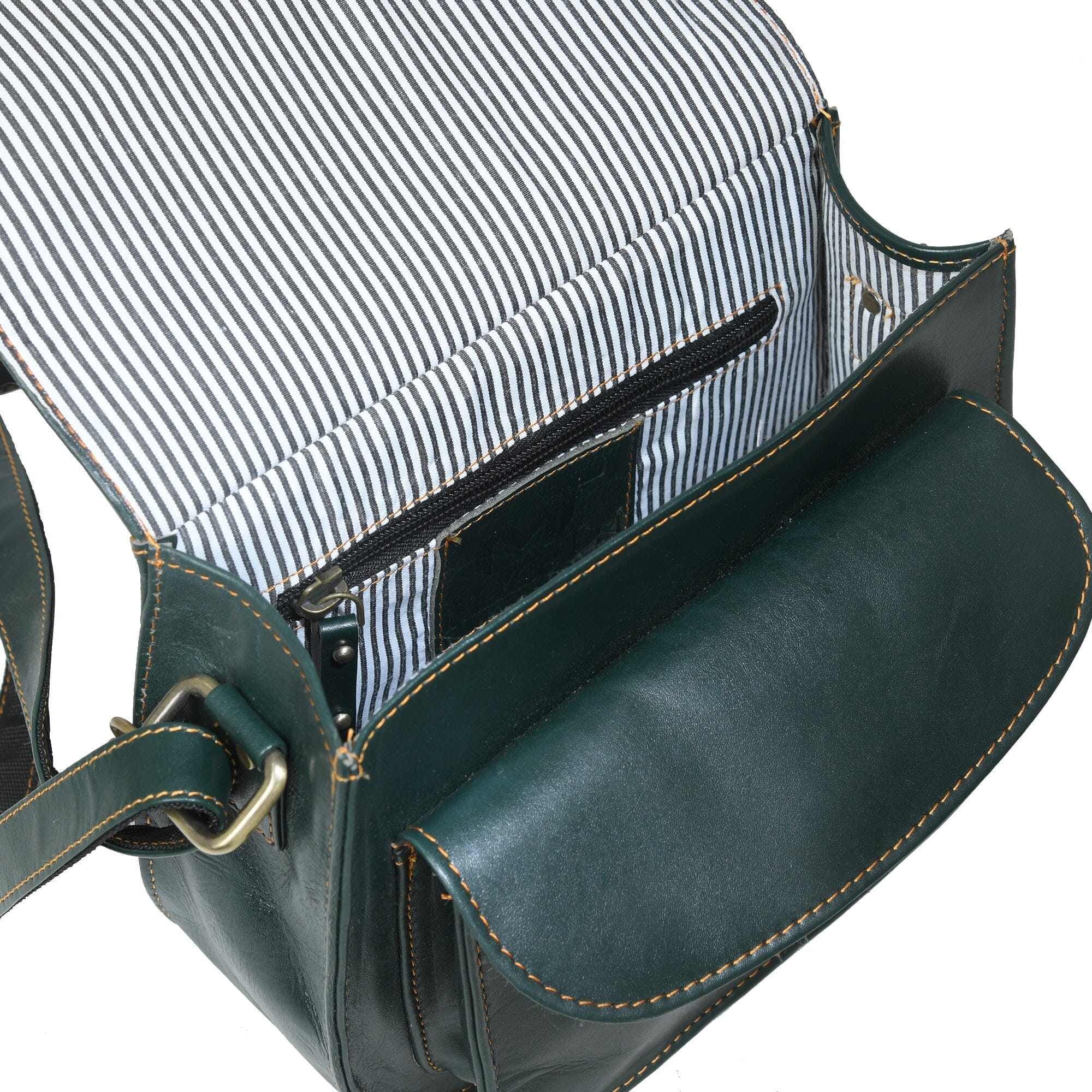 Classy Leather Bags The Molina Satchel- Green SpadezStore