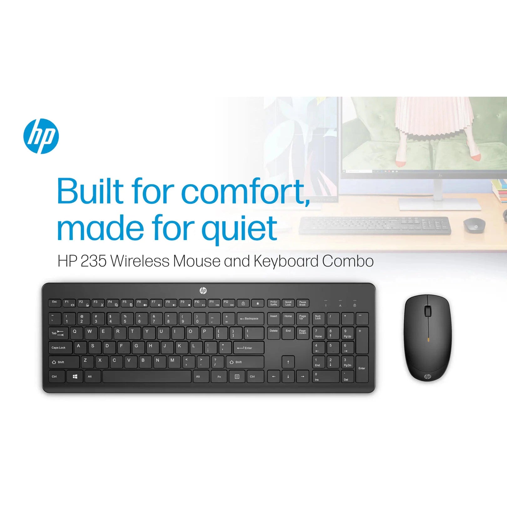 HP 235 Wireless Mouse and Keyboard Combo SpadezStore