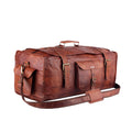 Classy Leather Bags The Bruno Flap Duffel