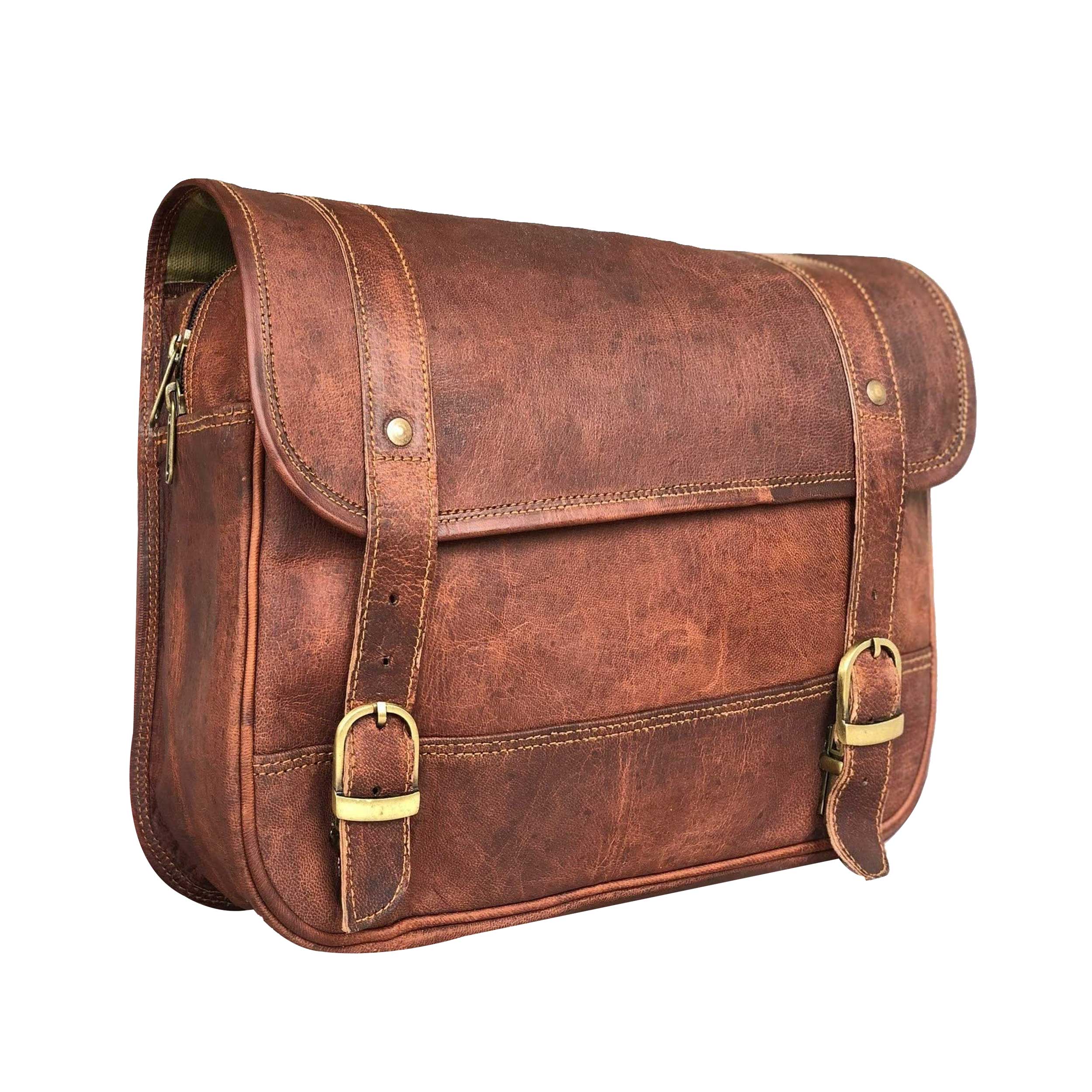 Classy Leather Bags Traveler's Touring Bike Bag SpadezStore