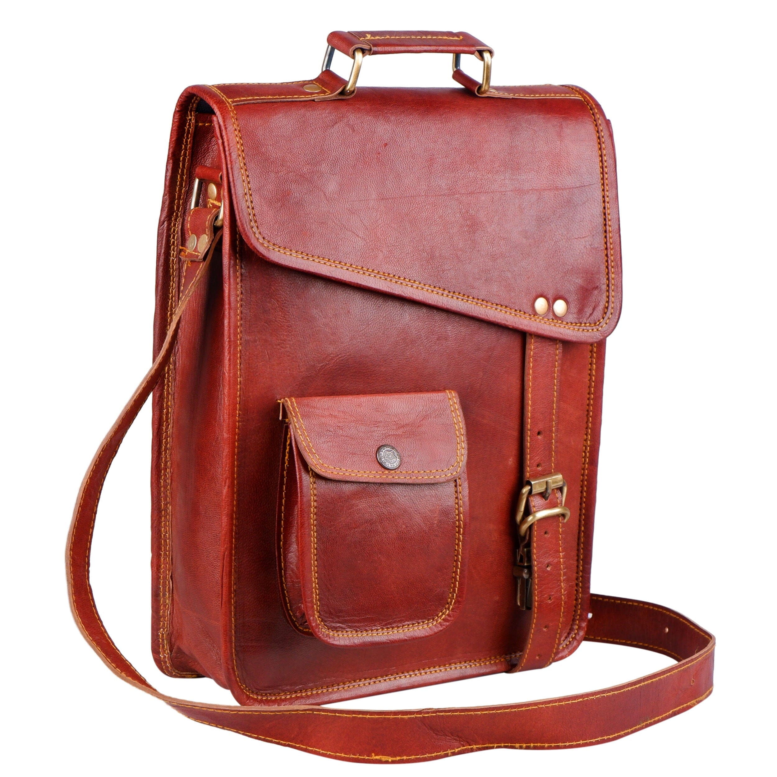 Classy Leather Bags The Mendoza Crossbody SpadezStore