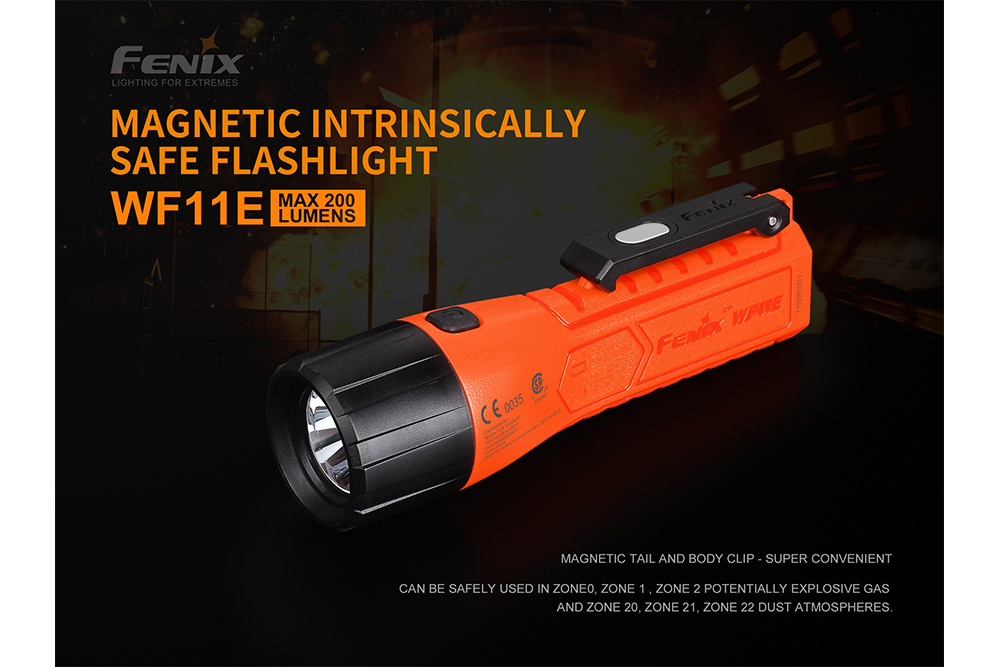 Fenix WF11E Intrinsically Safe Flashlight SpadezStore
