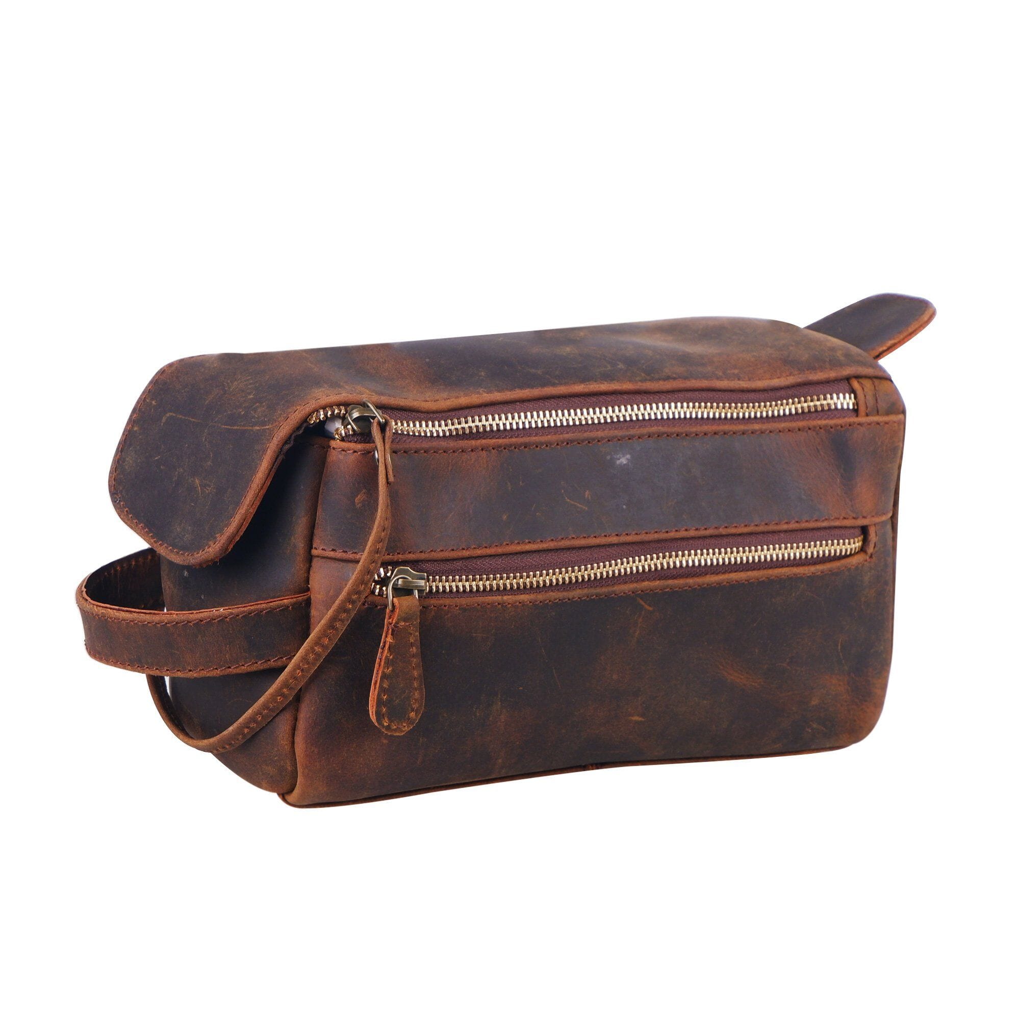 Classy Leather Bags The Reuben Travel Dopp Kit