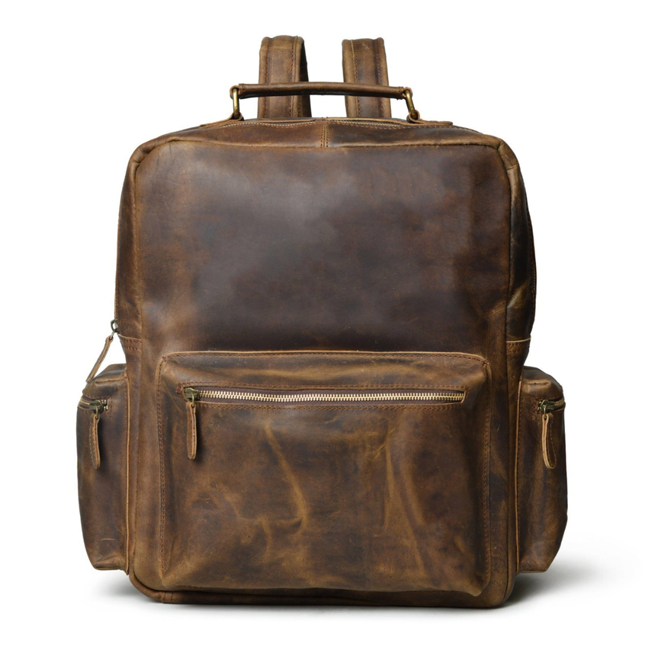 Classy Leather Bags Barclay Buffalo Backpack SpadezStore