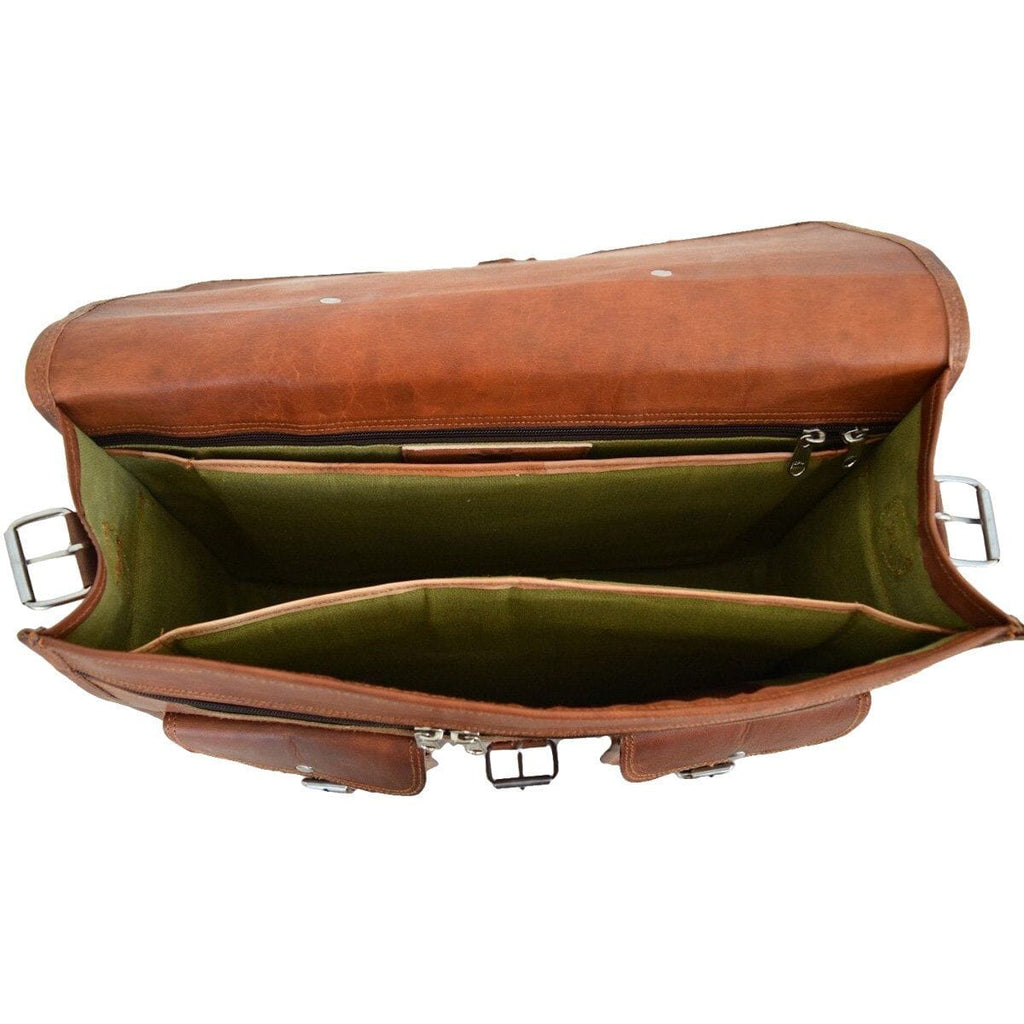 Classy Leather Bags Hartmann Messenger Backpack SpadezStore