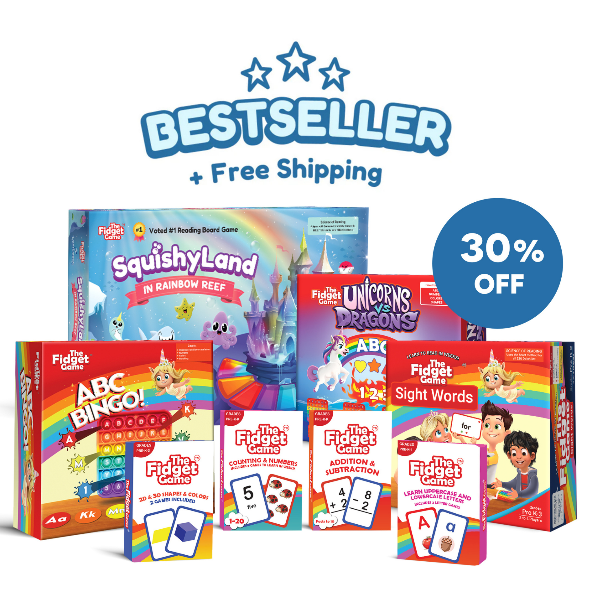 The Fidget Games ABC BINGO!. SpadezStore