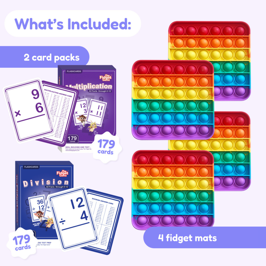 The Fidget Games Math Card Pack Bundle