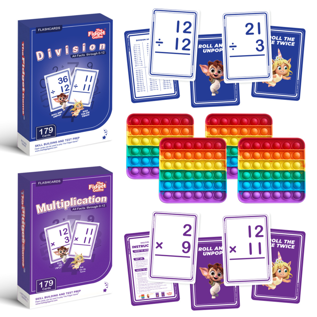 The Fidget Games Math Card Pack Bundle