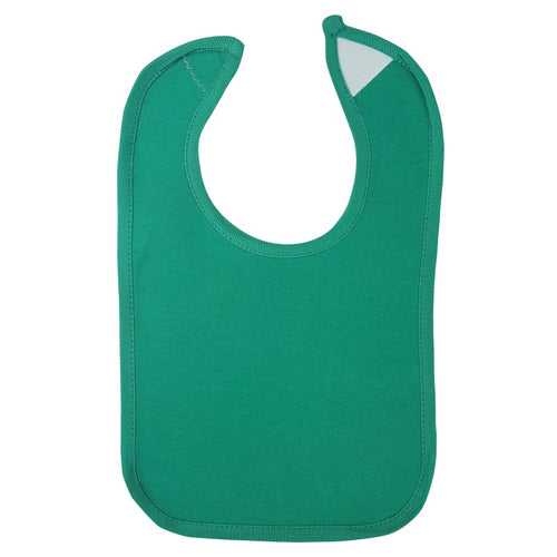 Bambini 2-Ply Interlock Solid Infant Bib SpadezStore