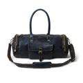 Classy Leather Bags Blue Premium Duffle SpadezStore