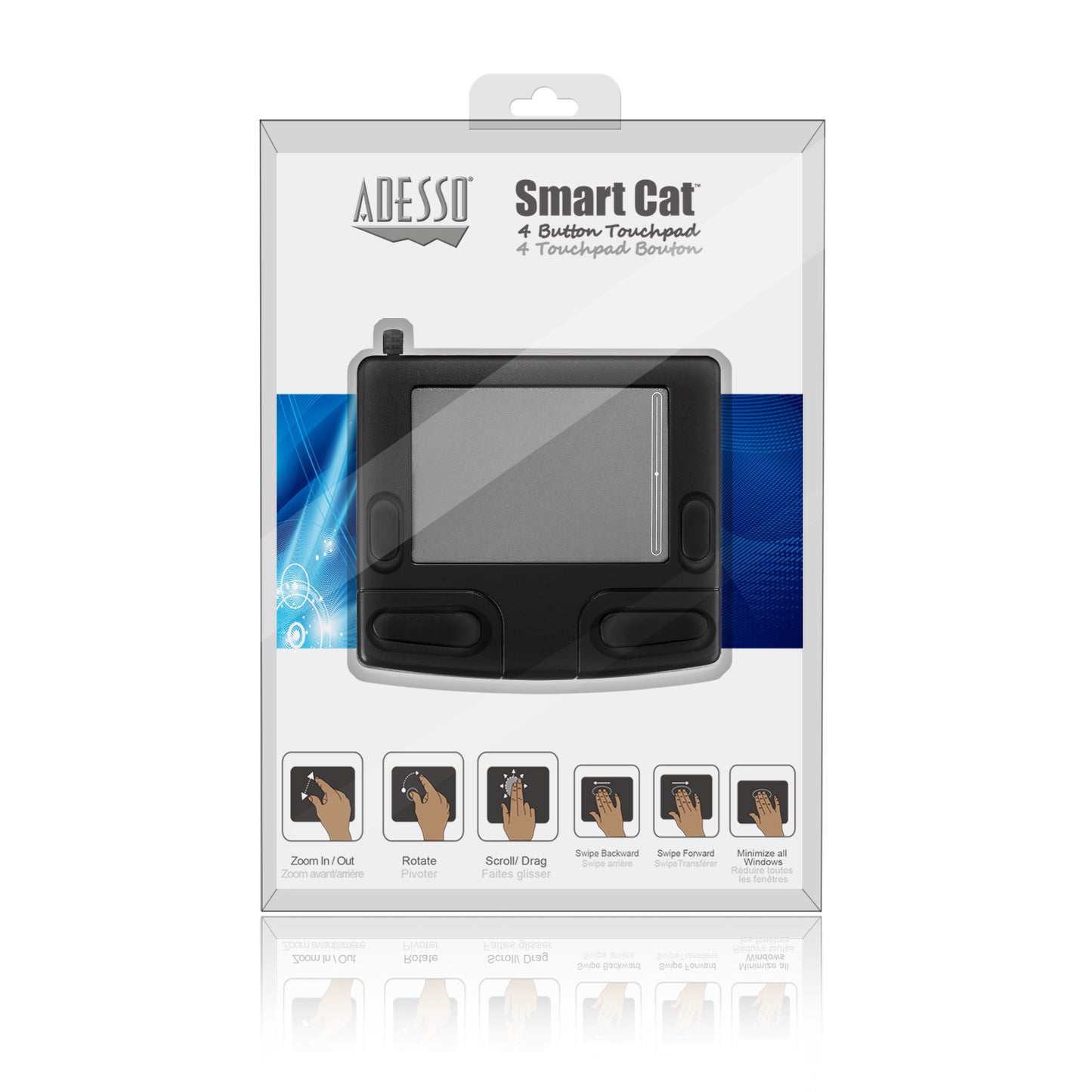 Adesso Smart Cat 4 Button Glidepoint Touchpad SpadezStore