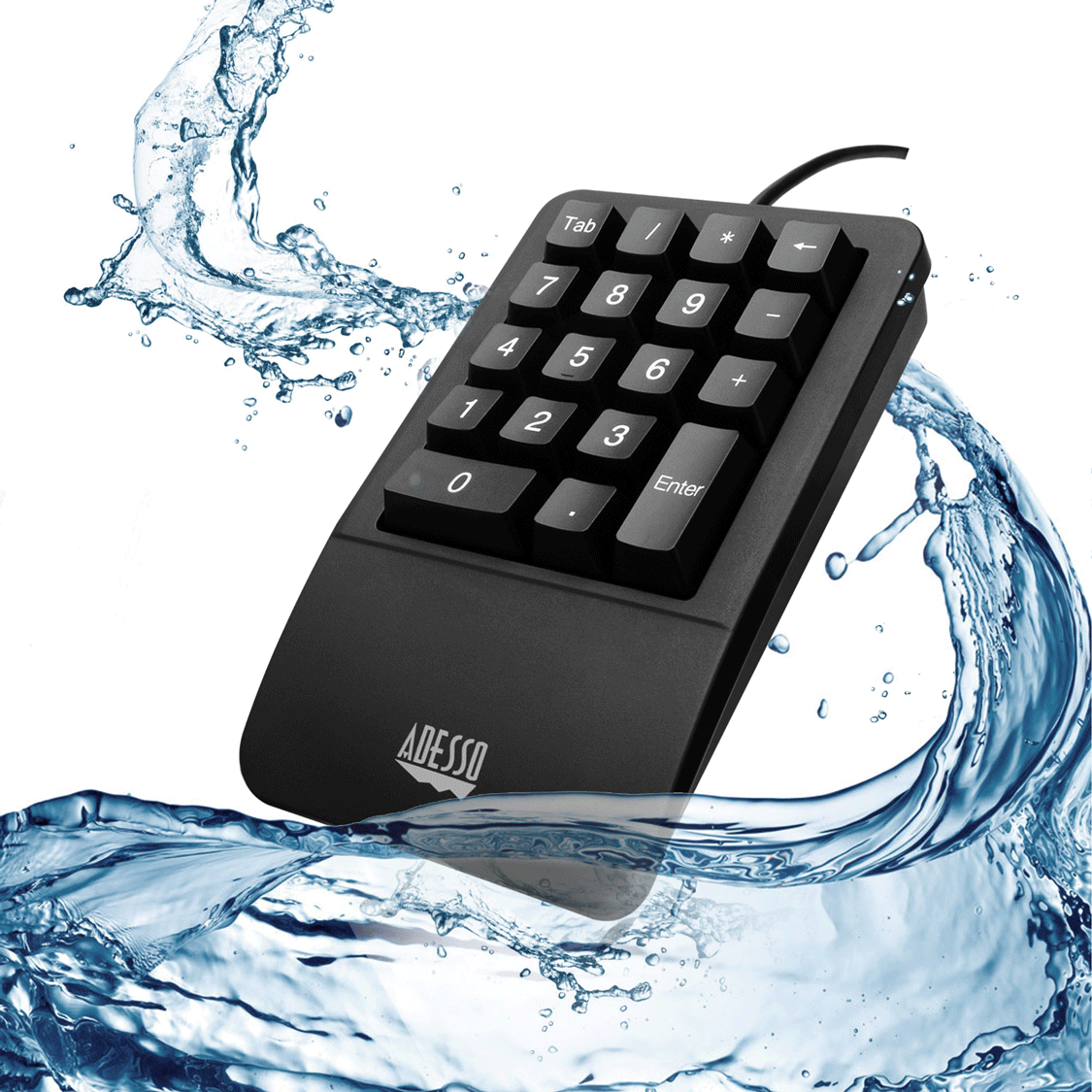 Adesso AKB-618 Easy Touch Waterproof Ergo Keypad SpadezStore