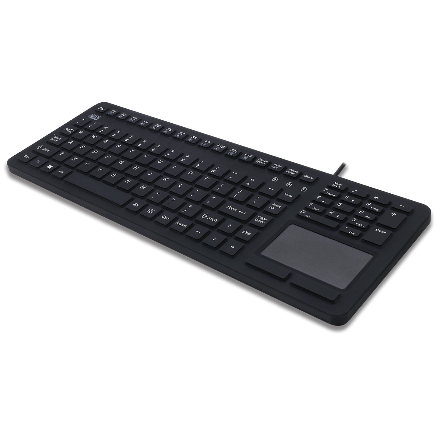Adesso® AKB-270UB Antimicrobial Waterproof Silicone Touchpad Keyboard