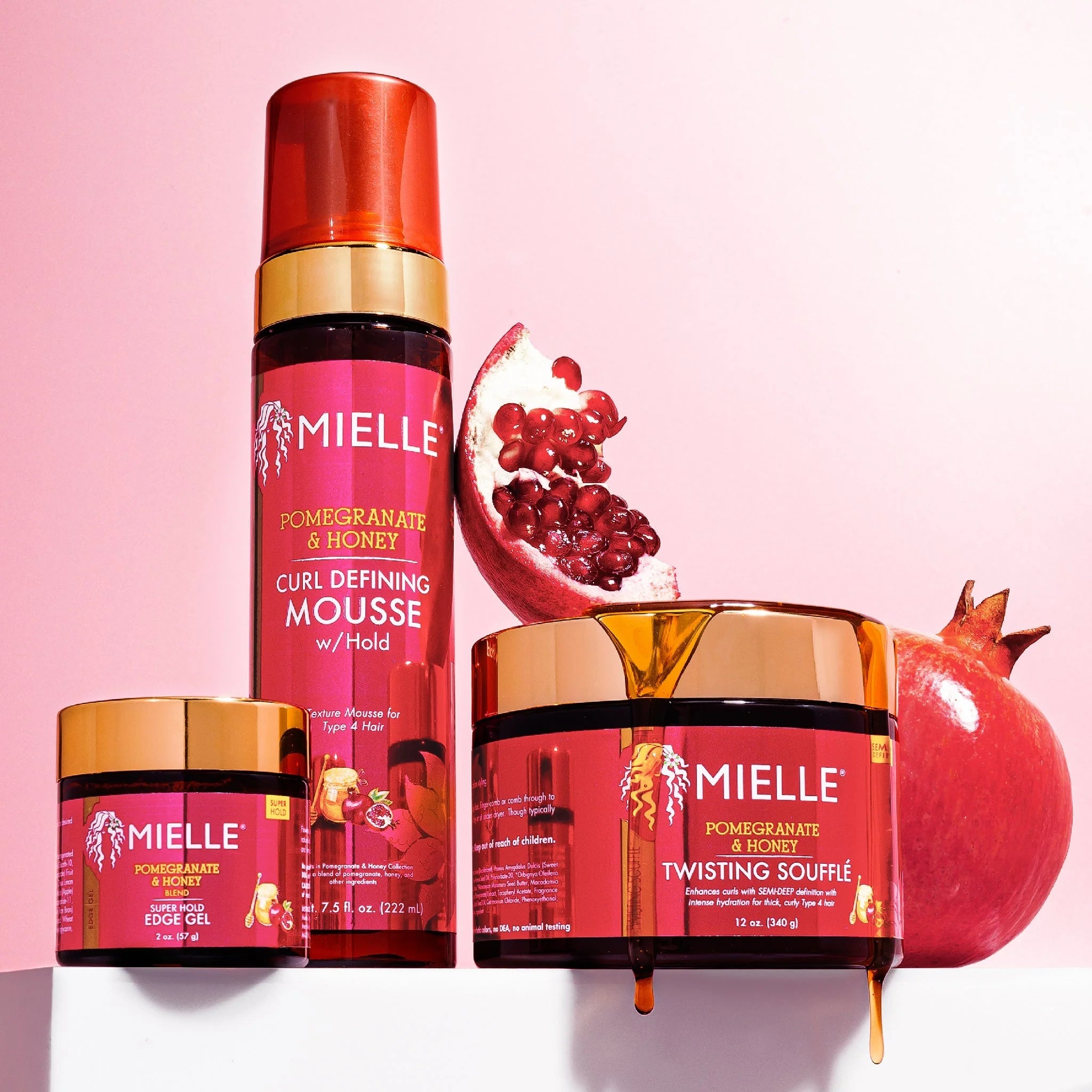 Mielle Pomegranate & Honey Super Hold Edge Gel 2 oz SpadezStore