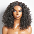 Water Wave 5x5 Glueless Lace Closure Bob Wig SpadezStore