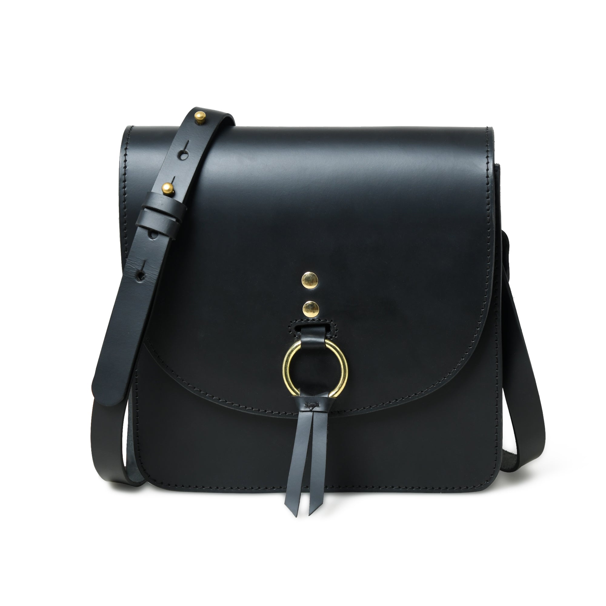 Classy Leather Bags Black Elegance Crossbody Sling Bag SpadezStore