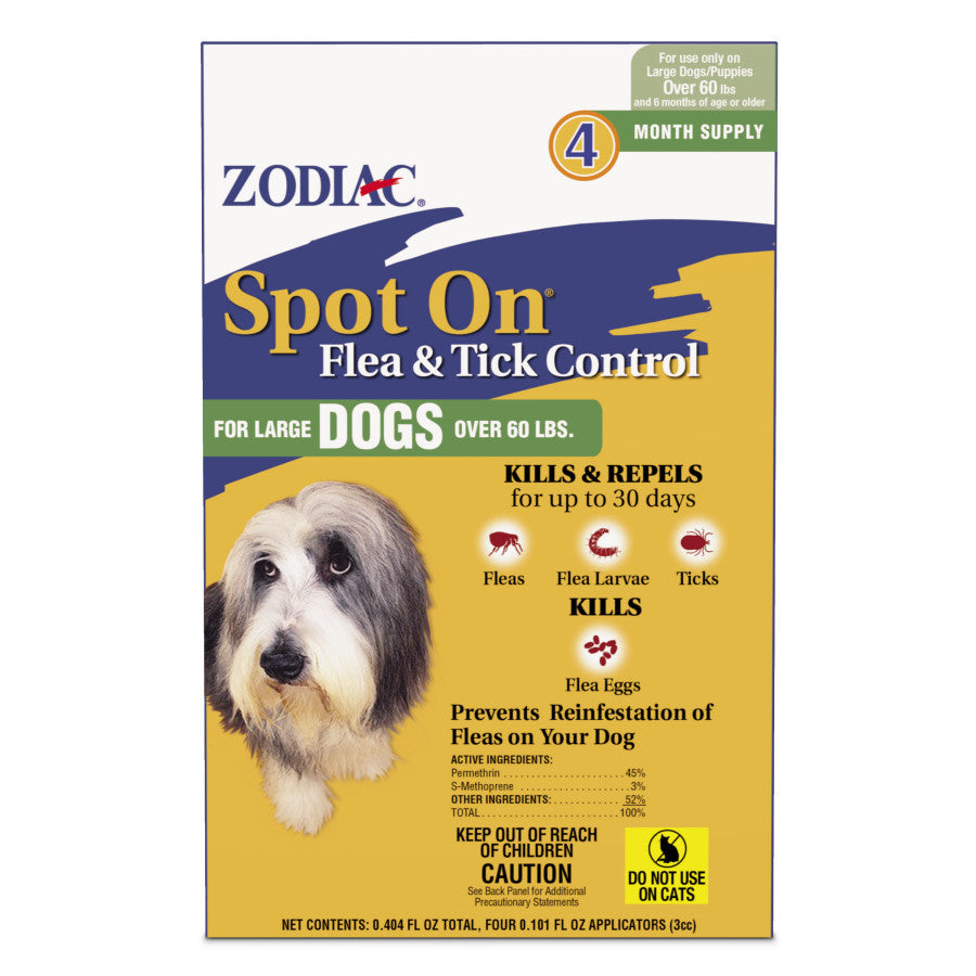 Zodiac Spot On Flea & Tick Control For Dogs SpadezStore
