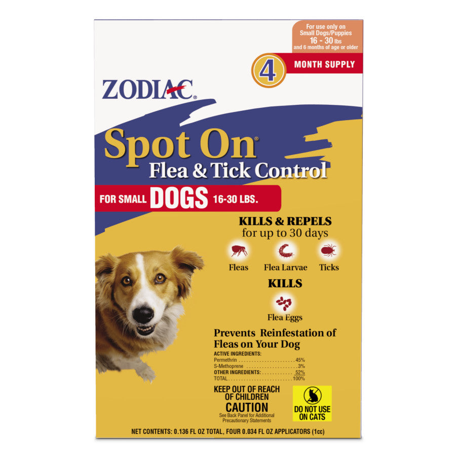 Zodiac Spot On Flea & Tick Control For Dogs SpadezStore