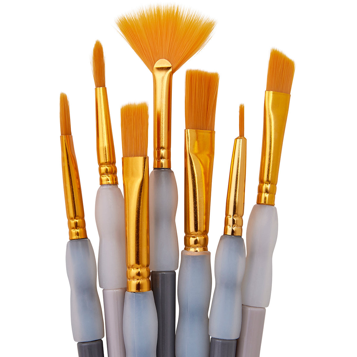 KINGART Studio Soft Grip Brush Set – 7 pc