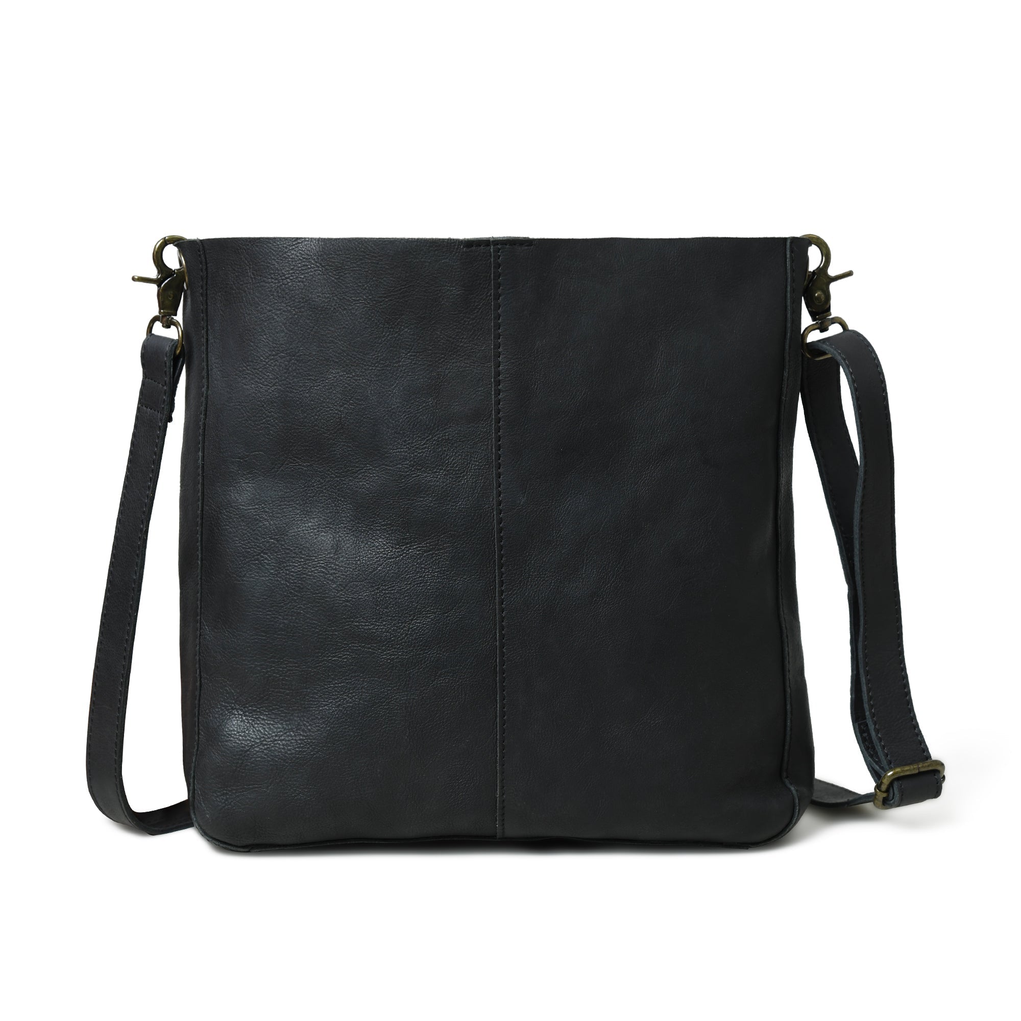Classy Leather Bags Serenity Everyday Crossbody Sling, Black SpadezStore