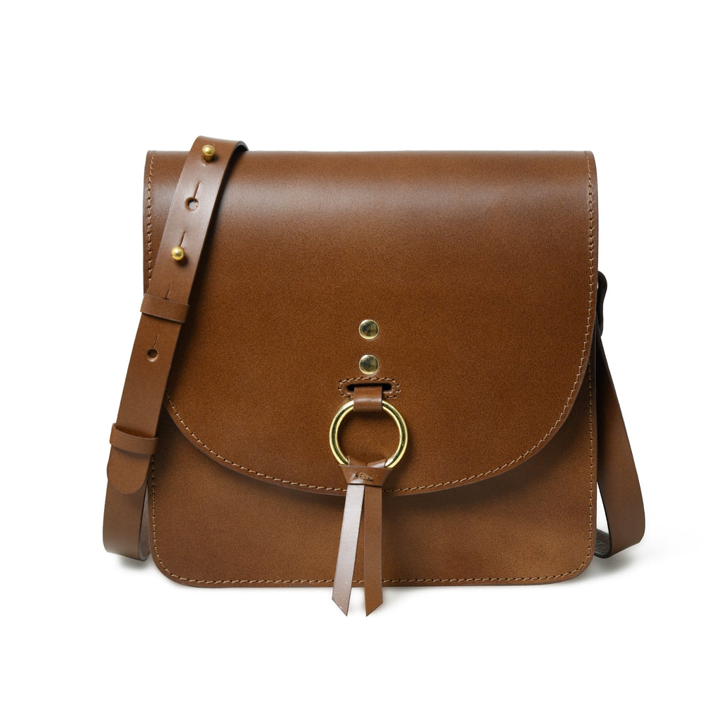 Classy Leather Bags Brown Elegance Crossbody Sling Bag SpadezStore