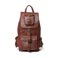 Classy Leather Bags Rictus Hiking Backpack- Walnut Brown SpadezStore