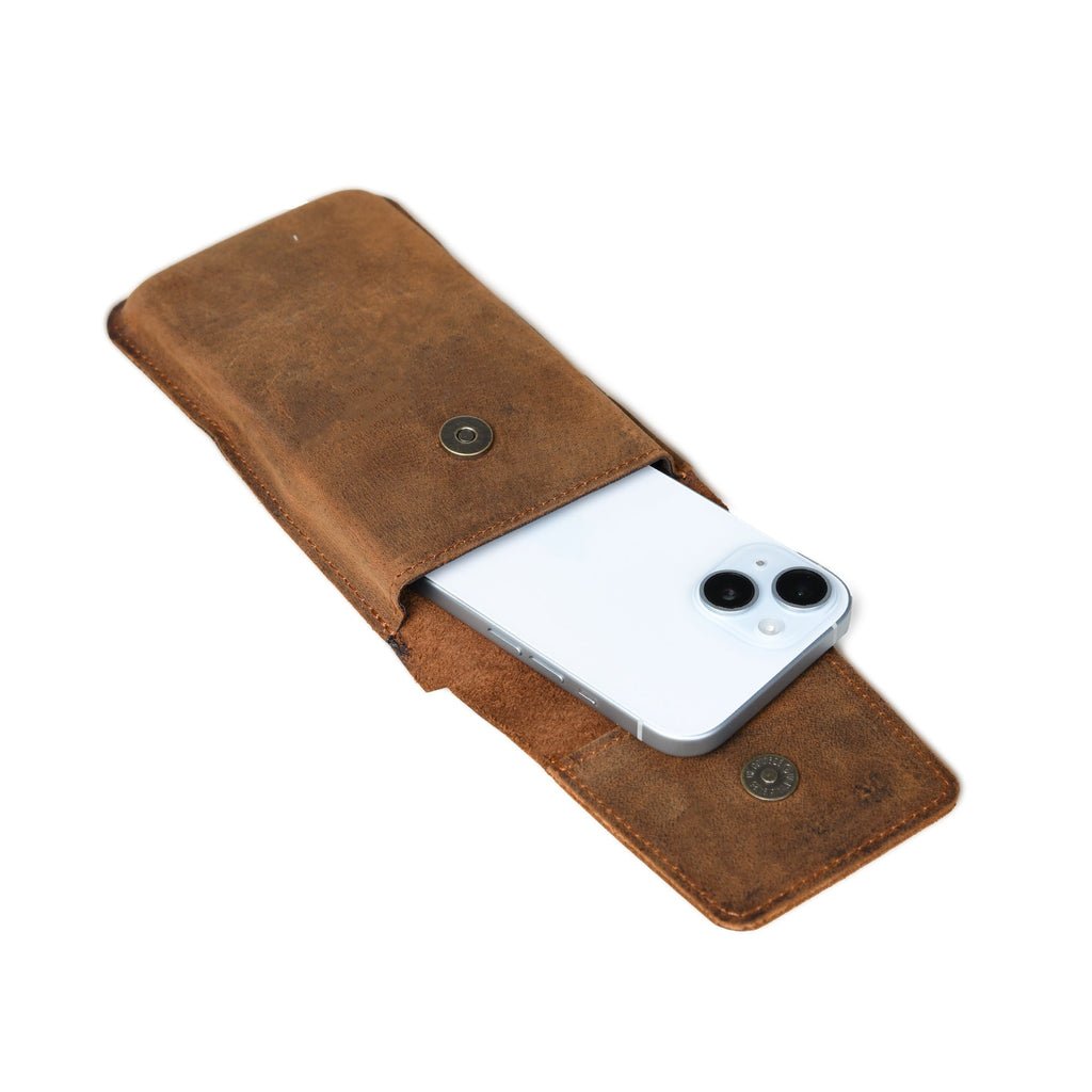 Classy Leather Bags Classic Mobile Holster Waist Pouch SpadezStore
