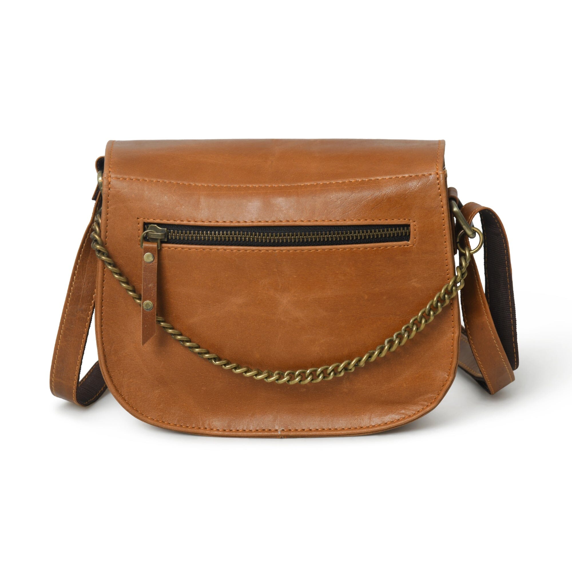 Classy Leather Bags The Molina Satchel- Tan Brown
