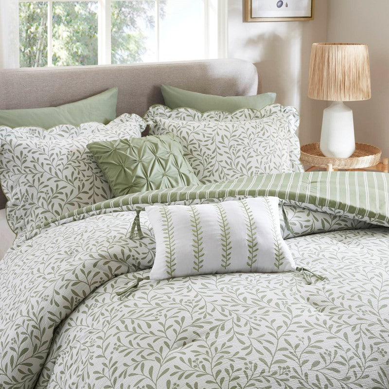 Madison Park Darcy 5 Piece Print Comforter Set SpadezStore