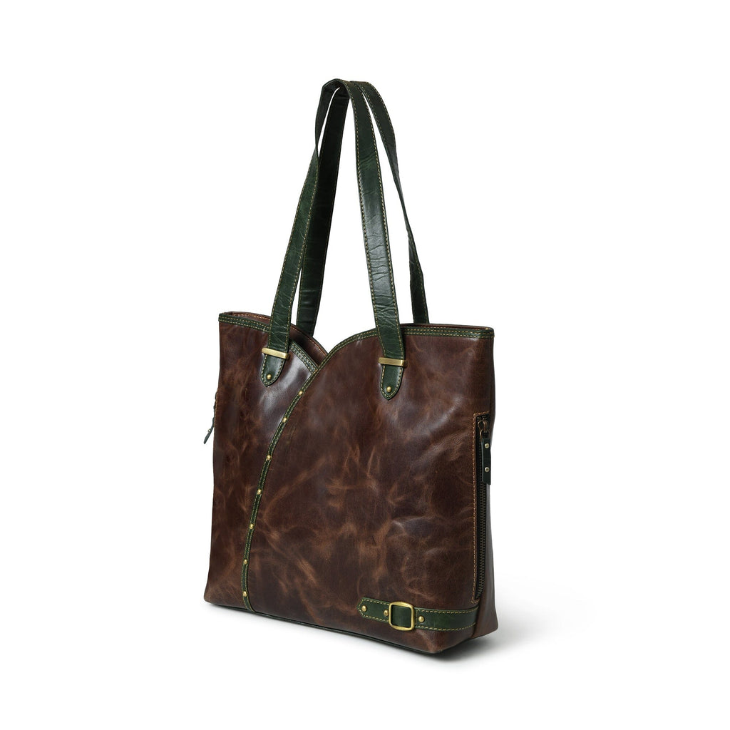 Classy Leather Bags The Riley Handbag - Brown SpadezStore