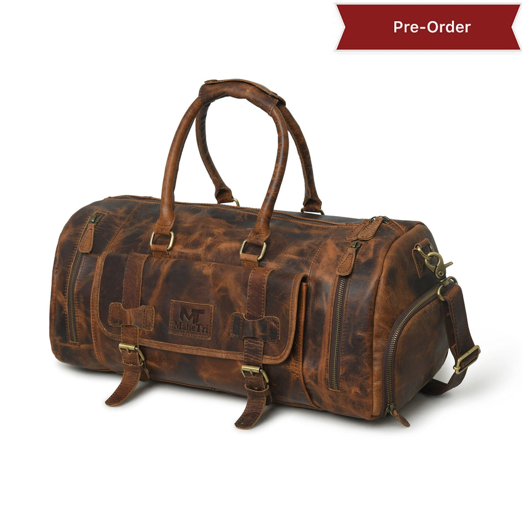 Classy Leather Bags Sinclair Buffalo Duffle SpadezStore