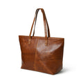 Classy Leather Bags The Kim Tote Bag- Cocoa Brown