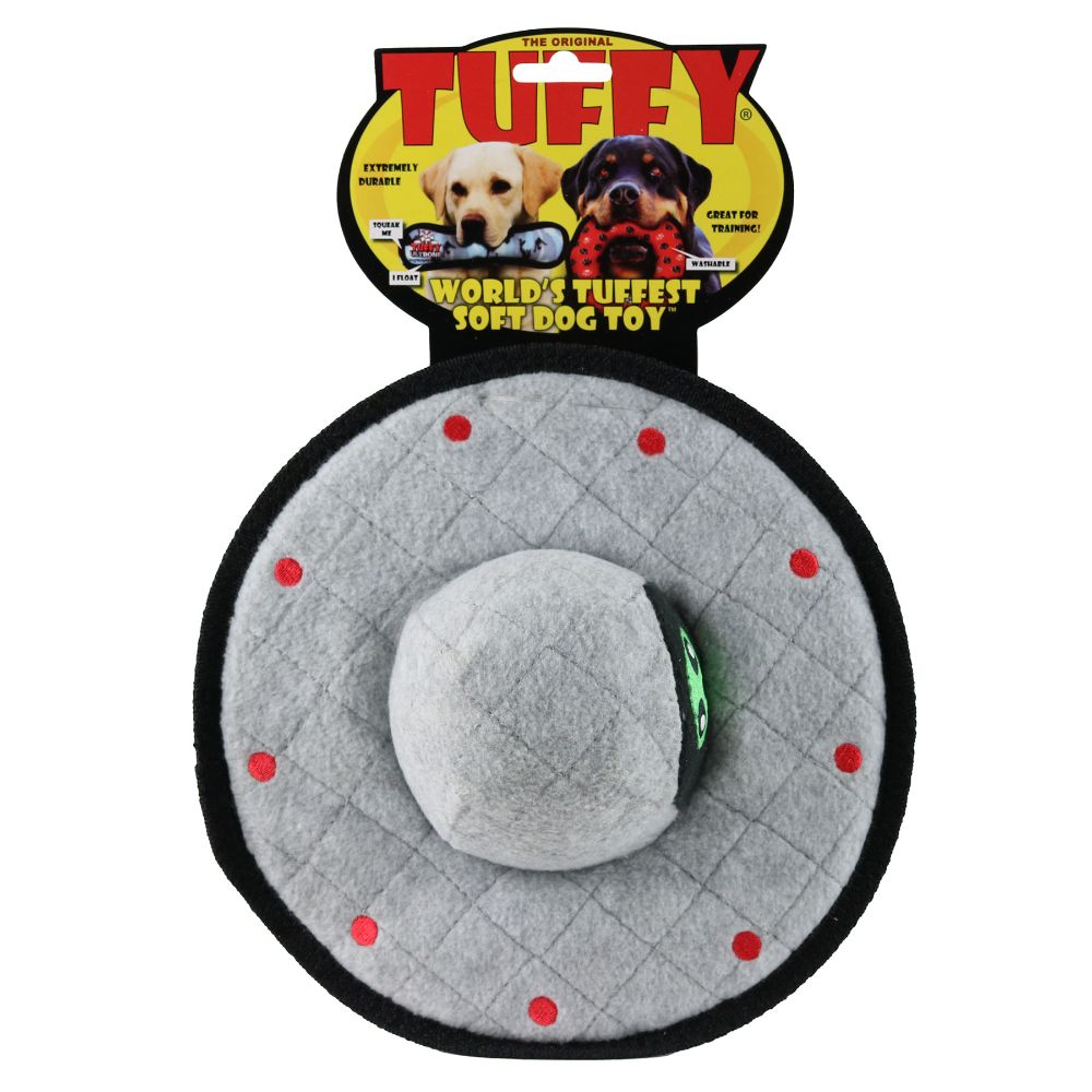 Tuffy UFO Alien Squeaker Ball SpadezStore
