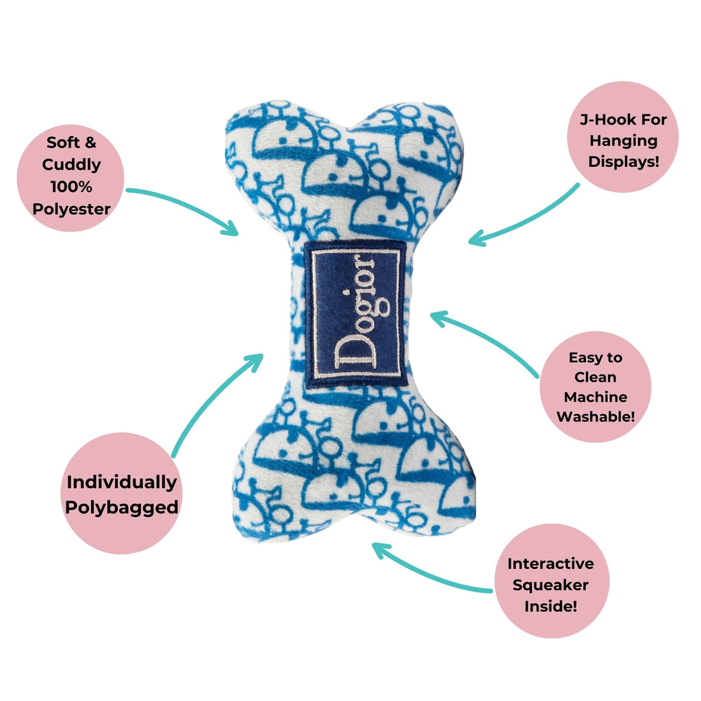 Haute Diggity Dog Dogior Bones Dog Toy