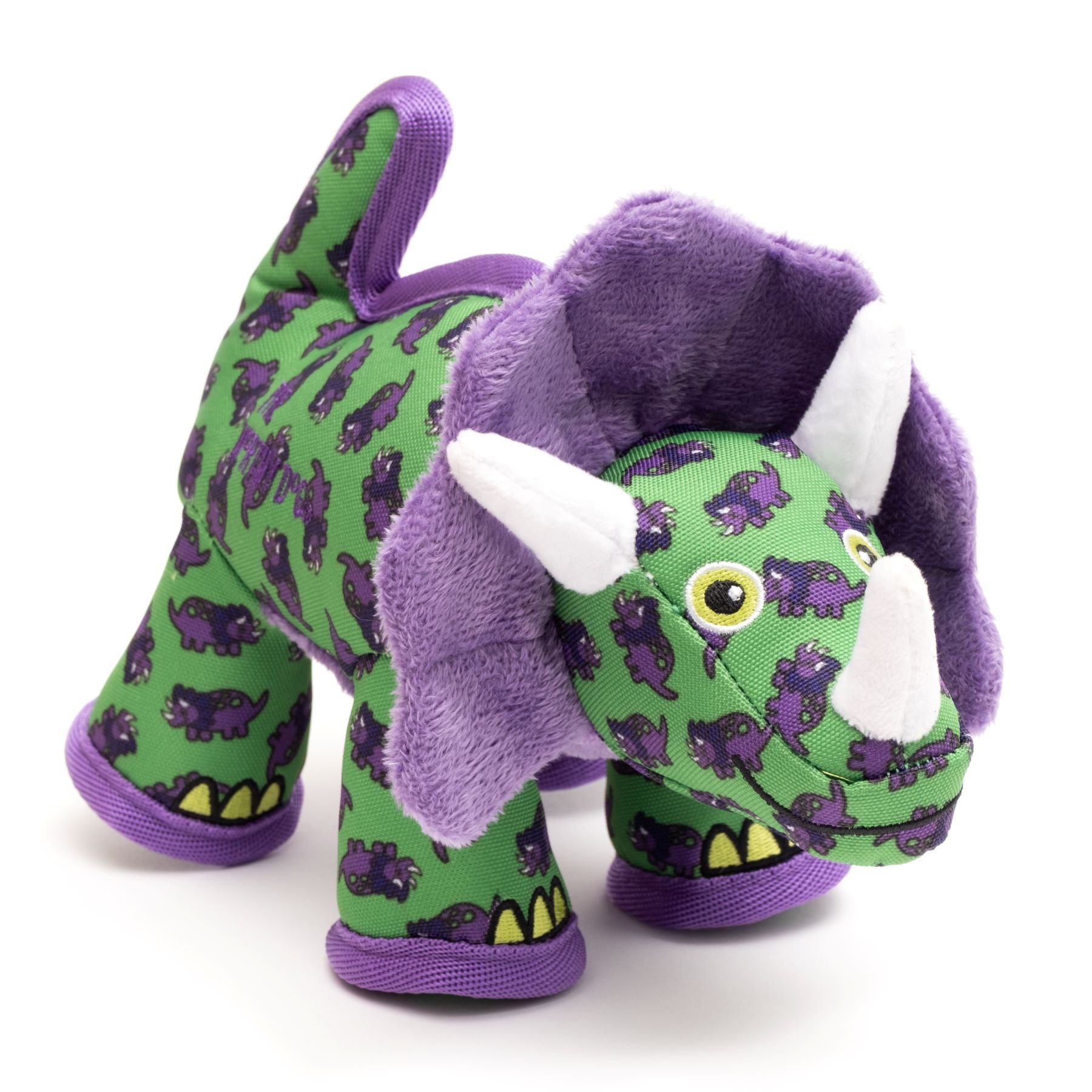 The Worthy Dog Triceratops Toy SpadezStore