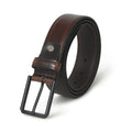Classy Leather Bags Hickory Brown Leather Belt SpadezStore